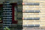Detail gevel, hoek.
<br/>
Gert-Jan Lobbes, 2018